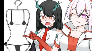 [Arknights handwriting] Year: Wear this swimsuit and you can become a full-time warlock
