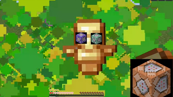 I won’t record these 114 seconds, but the command block will take action!