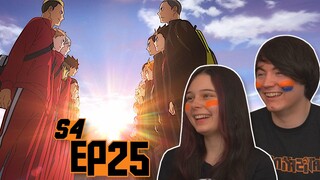 A FOND FINALE | Haikyuu!! Season 4 Episode 25 Reaction & Review!