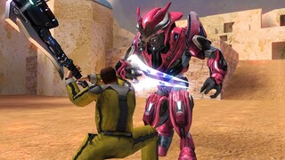 Halo 1 Crewman VS. Halo Reach Elites