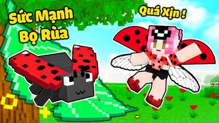 MỀU THỬ THÁCH 24 GIỜ LÀM BỌ RÙA TROLL CHỊ PANDA TRONG MINECRAFT*MỀU CỨU REDHOOD BẰNG SỨC MẠNH BỌ RÙA