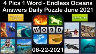 4 Pics 1 Word - Endless Oceans - 22 June 2021 - Answer Daily Puzzle + Daily Bonus Puzzle