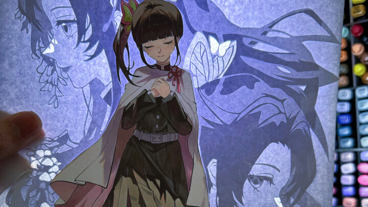 🎨“Kupu-kupu merah muda pergi, kupu-kupu ungu mengikuti; anak kupu-kupu yang hendak pergi dicegat dan