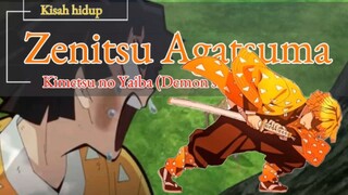 Kisah hidup Zenitsu Agatsuma (Kimetsu no yaiba/Demon slayer).