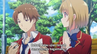 Youkoso Jitsuryoku Shijou Shugi no Kyoushitsu e BD episode 3 sub indo