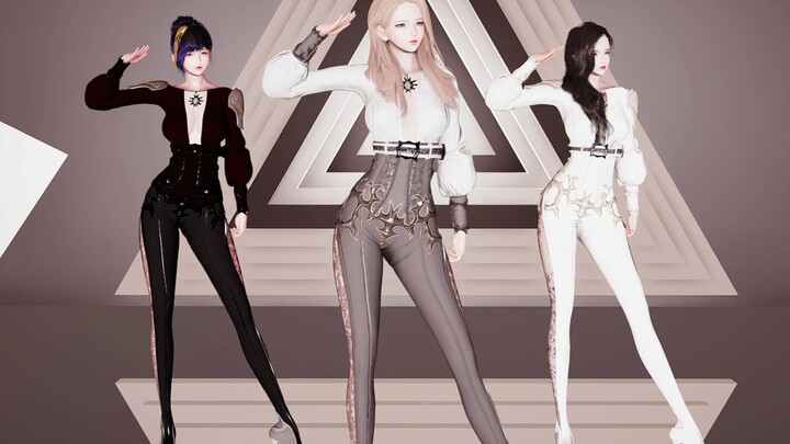 [MMD] SNSD ต้องชิดซ้าย เมื่อเจอ 3 สาวเต้นเพลง Genie