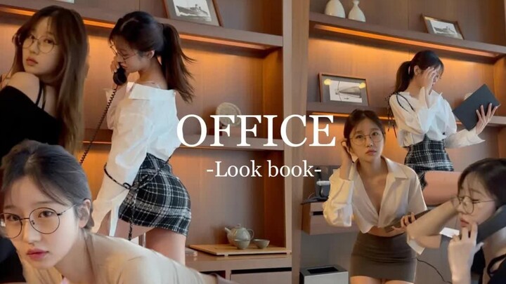 White-collar office look professional attire