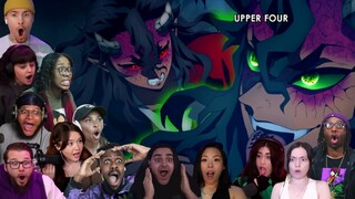 UPPER RANK FOUR IS CRAZY! DEMON SLAYER SEASON 3 EPISODE 3 BEST REACTION COMPILATION