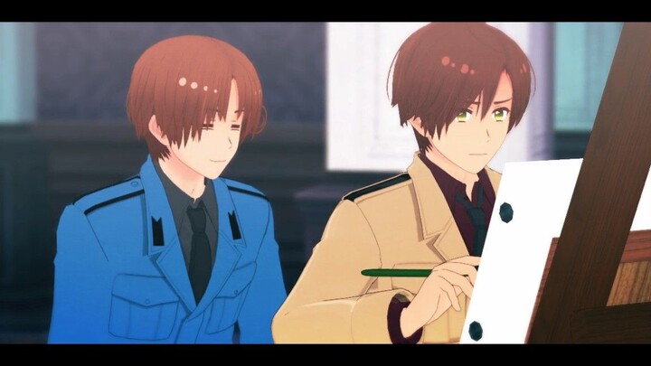 【APH/Plot MMD】 Oops 【Eric Twins】+16s Show off