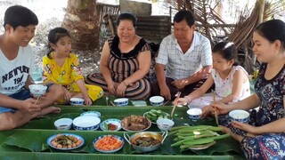 Cá Rô Đồng Chiên Giòn Chấm Mắm Tép Đậu Rồng Ngon Hết Chỗ Chê| TKQ & Family T578