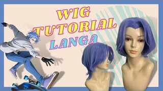 [ Cosplay Wig Tutorail ] Langa - SK8 the Infinity // เซ็ตวิก คอสเพลย์ ลันกะ