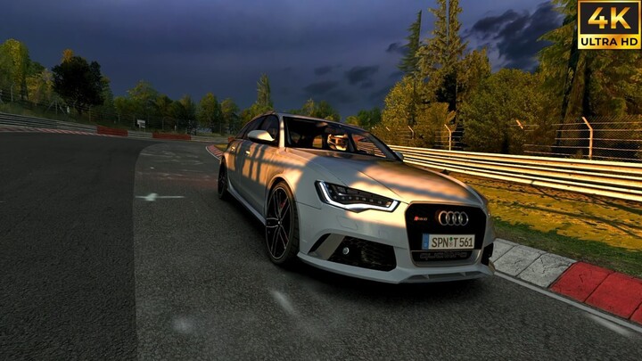 Audi RS6 C7 Avant Pushing Hard at Nürburgring Nordschleife | Logitech G29 | Assetto Corsa