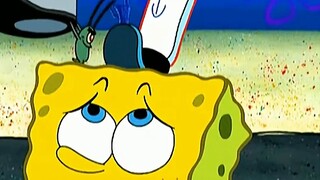 Mr. Krabs was so absorbed in playing the drums that he broke his own claws