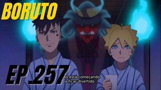 Boruto EP 258 Legendado PT BR - Férias nas fontes termais da família Uzumaki