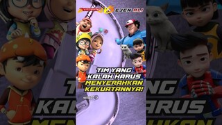 Tim Boboiboy 🆚 Tim Ejen Ali: Yg kalah kekuatannya diambil!! | MRI #Shorts