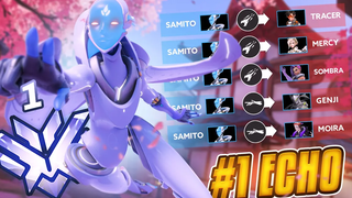 Echo อันดับ 1 หน้าตาเป็นอย่างไรใน Overwatch 2