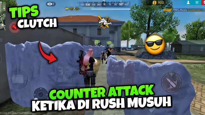 TIPS COUNTER ATTACK KETIKA DI RUSH MUSUH !! - GARENA FREE FIRE