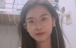 Is this the girl with glasses you like?