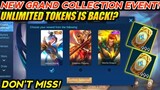 NEW! LING GRAND COLLECTION EVENT FREE SKINS! UNLIMITED TOKENS IS BACK!? MOBILE LEGENDS