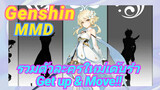 [เก็นชิน，MMD] รวมตัวละครใหม่เต้นรำ (Get up & Move!!)