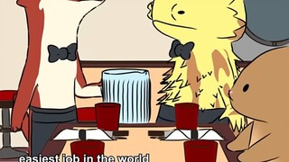 【Natural Habitat Shorts】中字 | 棘蜥用脚喝水，它们皮肤上的凹槽将水引导至嘴里 | 自然观察局 | 原创动画 | 小短片