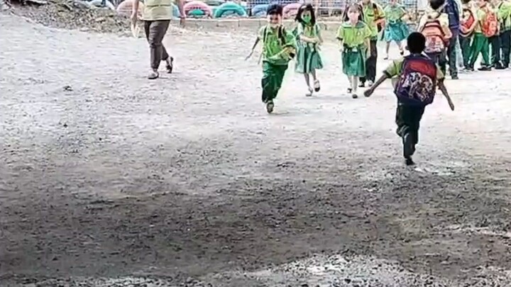 When School Time Ends, My Son Always Run into me so excited🥰🥰🥰