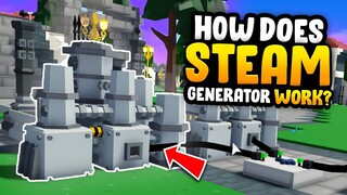 How DOES Steam Generator WORK?! in Roblox Islands (Skyblock)