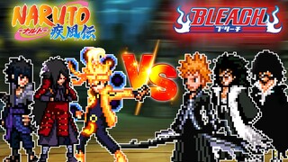 BATALHA DE UNIVERSOS!!! BLEACH VS NARUTO NO JUMP FORCE MUGEN (QUAL UNIVERSO SAIU VITORIOSO?)