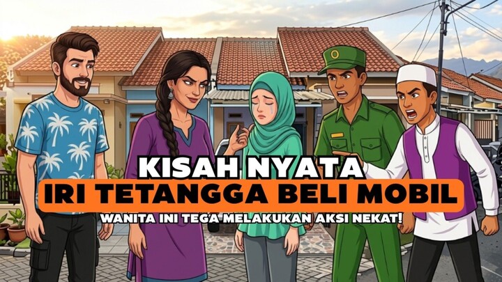 KISAH NYATA! AZAB WANITA SANG PENDENGKI TIDAK TERIMA KARENA IRI MELIHAT TETANGGA PUNYA MOBIL BARU