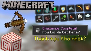 Những Thành Tựu Khó Để Đạt Được Nhất Trong Minecraft - Cách Để Thực Hiện Chúng Dễ Dàng!