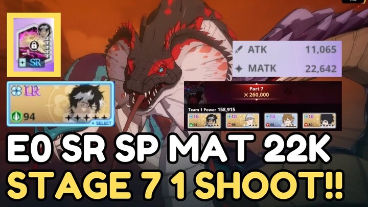 F2P RHYA E0 SR SP ONE SHOOT Raid Plaitchidna Stage 7 ❗️ Beda 100k CP ❗️- Black Clover M