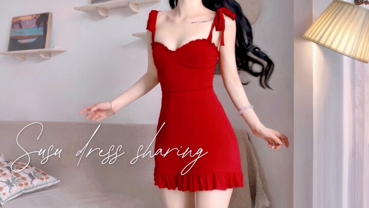 Red is just *so* stunning! Who could say no to a red dress? Everyday outfit haul for a petite, flat-