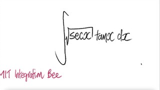 1st/2 ways: MIT Integration Bee