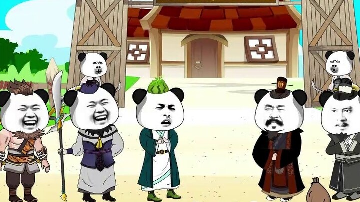 In episode 06 of Crab Questions about the Three Kingdoms, Cao Cao is on the run, they make friends i