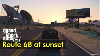 Route 68 sunset drive | GTA V | Just Driving