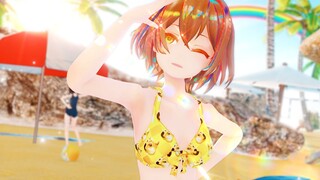 This may be the first swimsuit angel at Station B