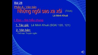 NH 20-21.K9.TUẦN 24.NHỮNG NGÔI SAO XA XÔI