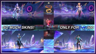 How much for Moonlit Wish Event M-world skins, Stun skins, Atomic Pop Skins & Limited Epic Recall!