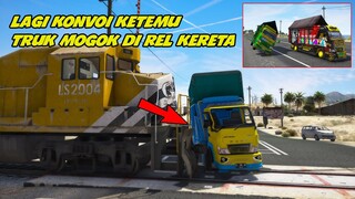 TRUK KETABRAK KERETA MOGOK DI REL # GTA 5 FILM