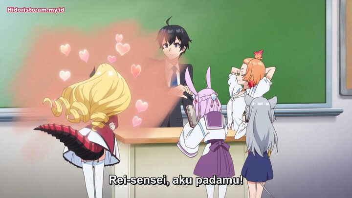 Jingai Kyoushitsu no Ningengirai Kyoushi eps 10 (sub indo)