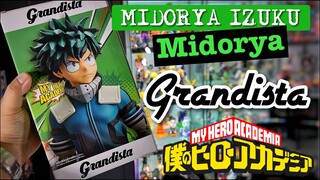 GRANDISTA MIDORYA IZUKU - DEKU TOY UNBOXING REVIEW - MY HERO ACADEMIA ACTION FIGURE