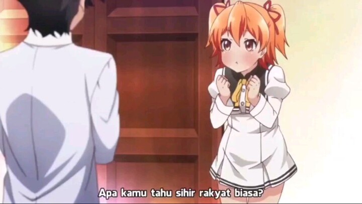 Diet menggunakan sihir rakyat biasa? Ore ga Ojousama Gakkou ni "Shomin Sample" sub indo