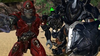 Halo 3 Brutes but with Halo 4 Elite Armor