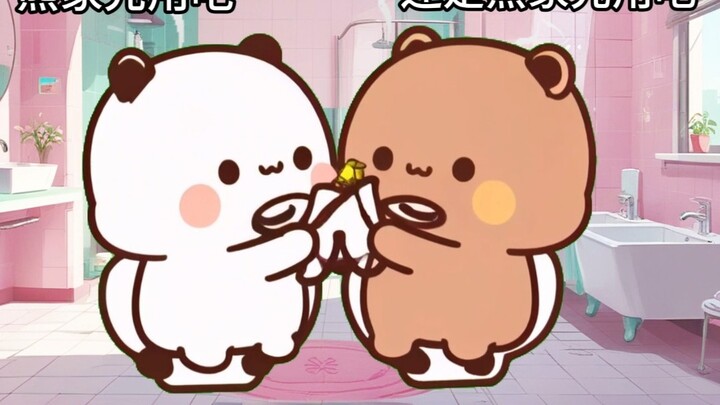 One Two Bubu's sweet double row is out of paper?