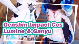[Genshin Impact Cos] Lumine & Ganyu / Let's Spend the Sea Lantern Festival Together