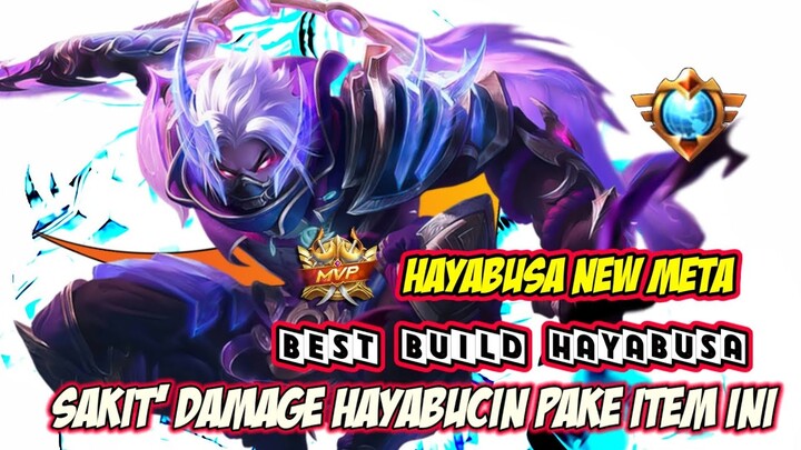 BUILD HAYABUSA TERSAKIT 2022 , ITEM HAYABUSA TERSAKIT TOP GLOBAL MOBILE LEGENDS