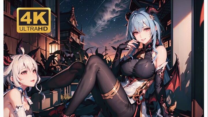 [Genshin Impact·Ganyu Versi Dark] Ayo berpelukan di Dasar Jurang bersama, Traveler~❤