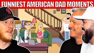 Funniest American Dad Moments REACTION | OFFICE BLOKES REACT!!