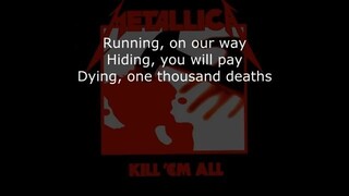 07 Seek and Destroy Lyrik - Metallica