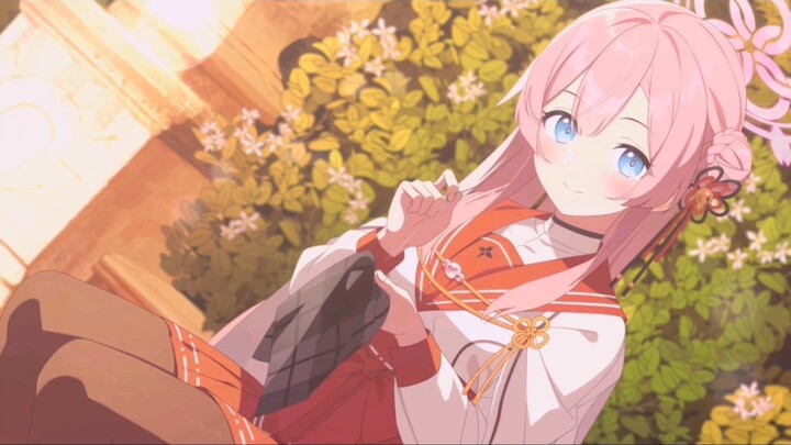 เธอกำลังช่วยอาจารย์เย็บเมล็ดชาขม ช่างอ่อนโยนเหลือเกิน